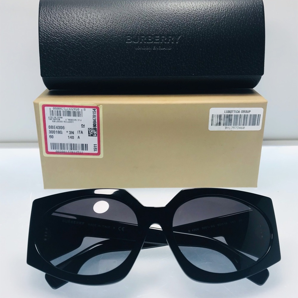 Black Be 4306 30018g Oval Sunglasses - Picture 8 of 10